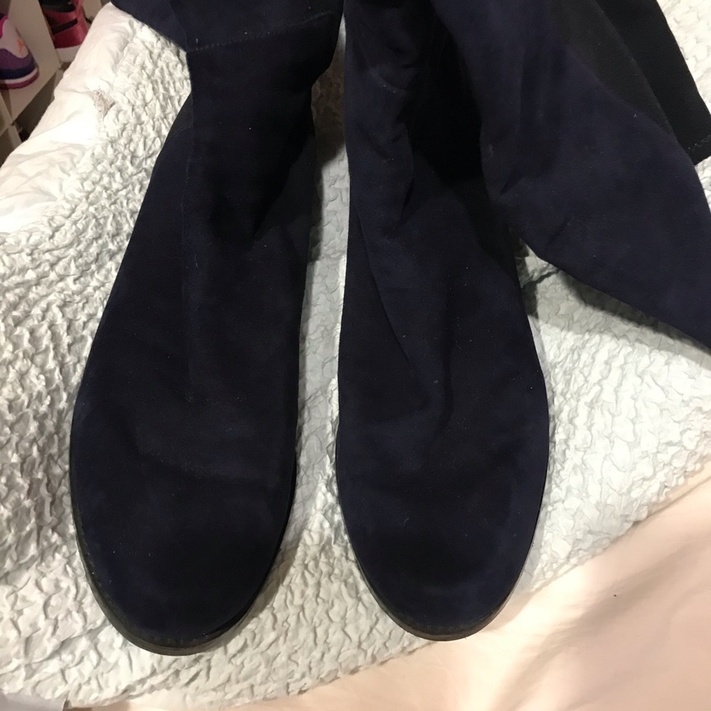 Stuart Weitzman 5050 Navy Suede